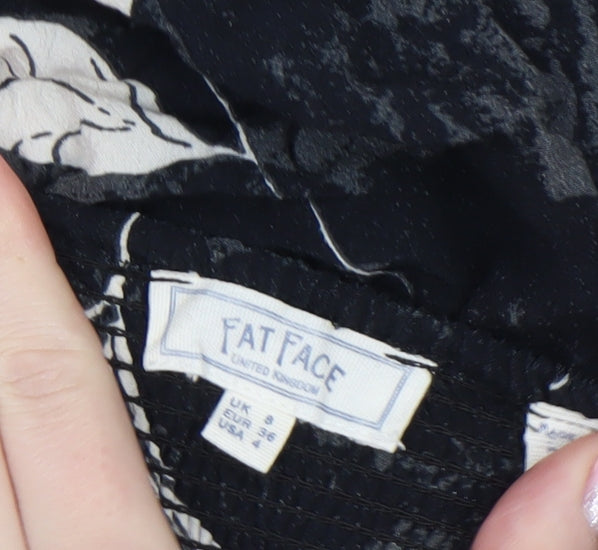 Womens UK Size 8 Fat Face A-Line Jersey Skirt