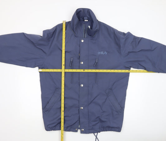 Mens UK Size XS FILA Blue Bomber Jacket