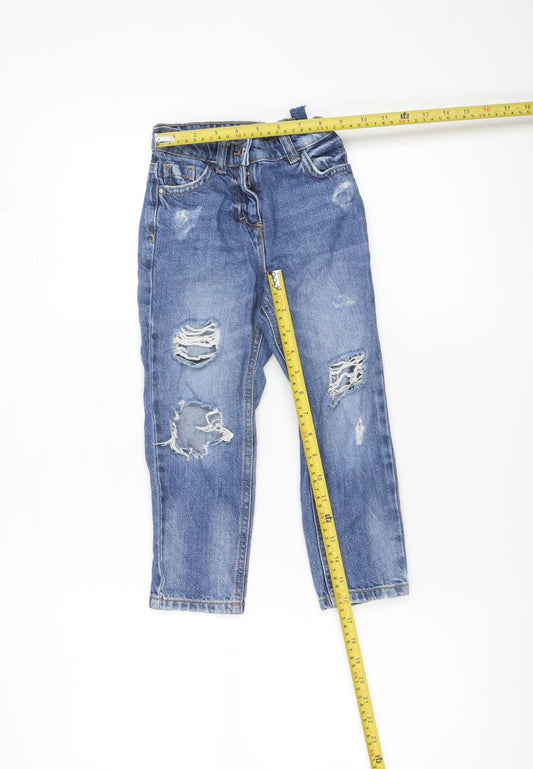 Girls UK Size 5 Years NEXT Regular Fit Straight Jeans