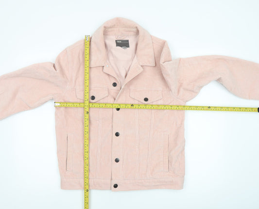Womens UK Size M ASOS Pink Basic Jacket