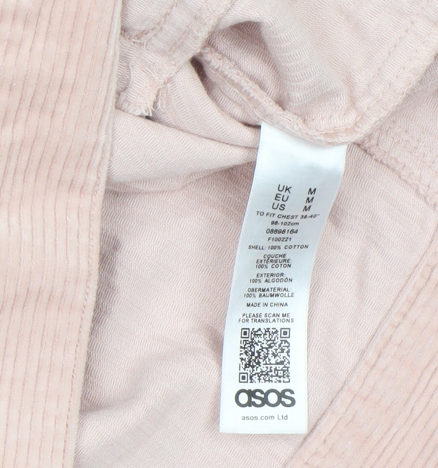 Womens UK Size M ASOS Pink Basic Jacket