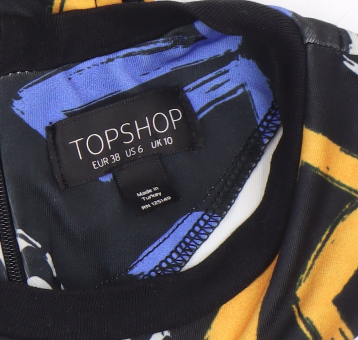 Womens UK Size 10 Topshop Bodycon Dress