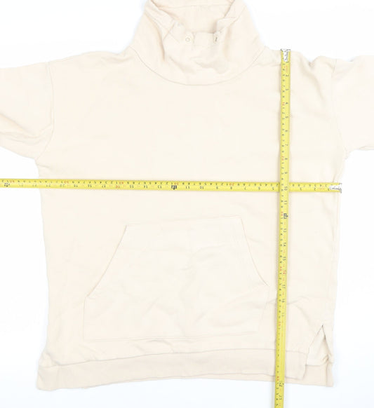 Womens UK Size M ICHI Beige Pullover Sweatshirt