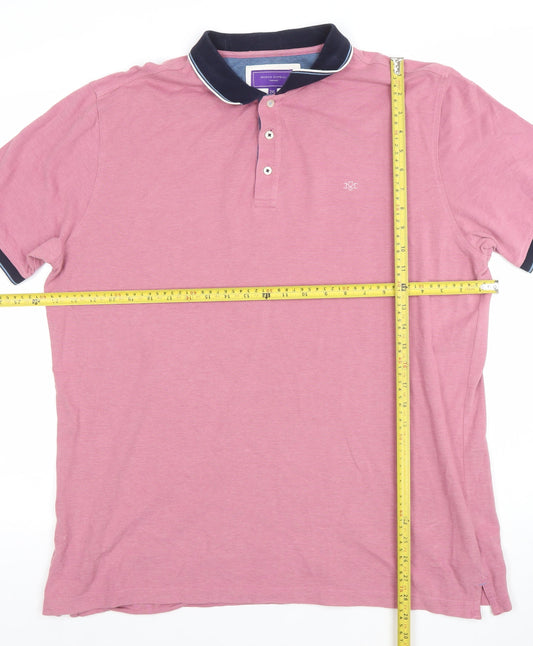 Mens UK Size 2XL Marco Capelli Cotton Blend Polo Shirt