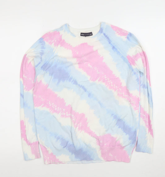 Womens UK Size S Marks and Spencer Multicoloured Pullover Jumper
