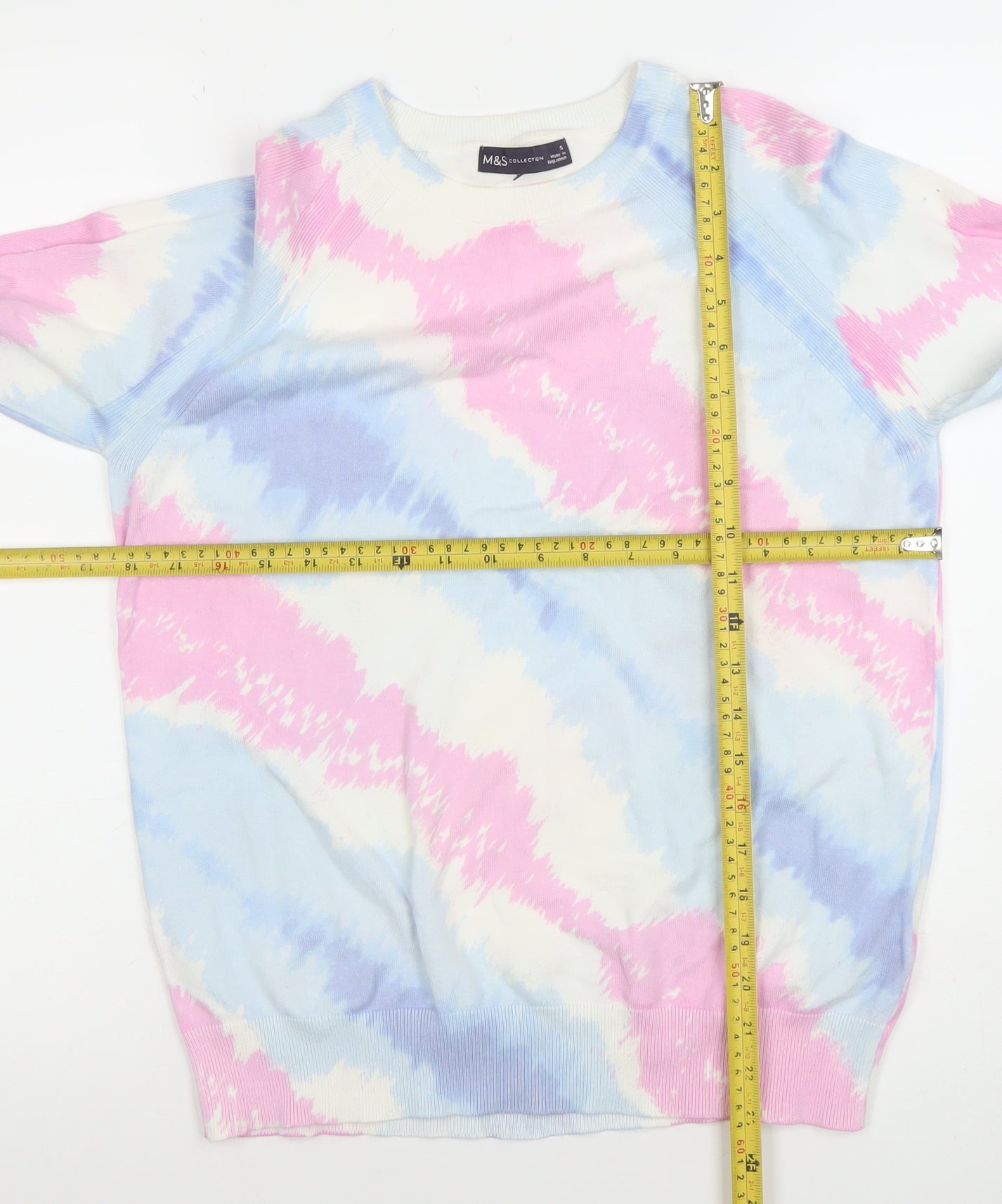 Womens UK Size S Marks and Spencer Multicoloured Pullover Jumper