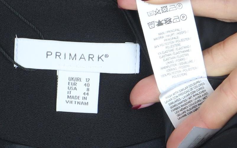 Womens UK Size 12 Primark Regular Black Blazer