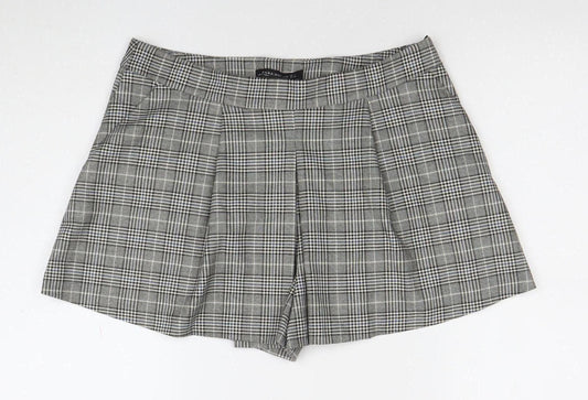 Womens UK Size L Zara Regular Fit Chino Shorts