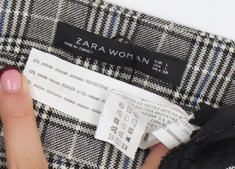 Womens UK Size L Zara Regular Fit Chino Shorts