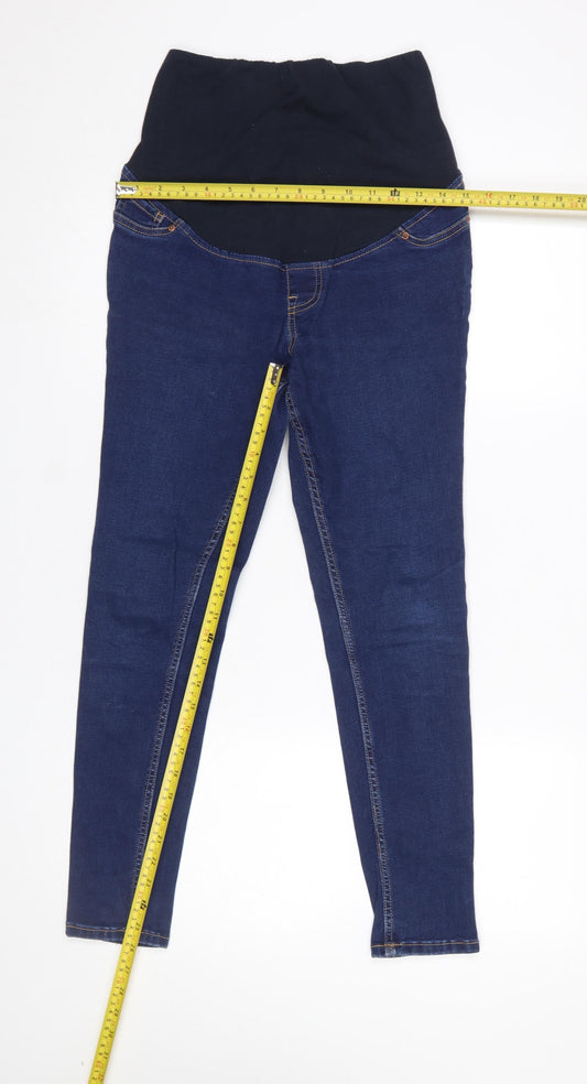 Womens UK Size 8 New Look Slim Fit Skinny Blue Jeans