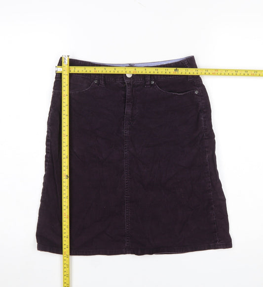 Womens UK Size 8 Gap A-Line Corduroy Skirt