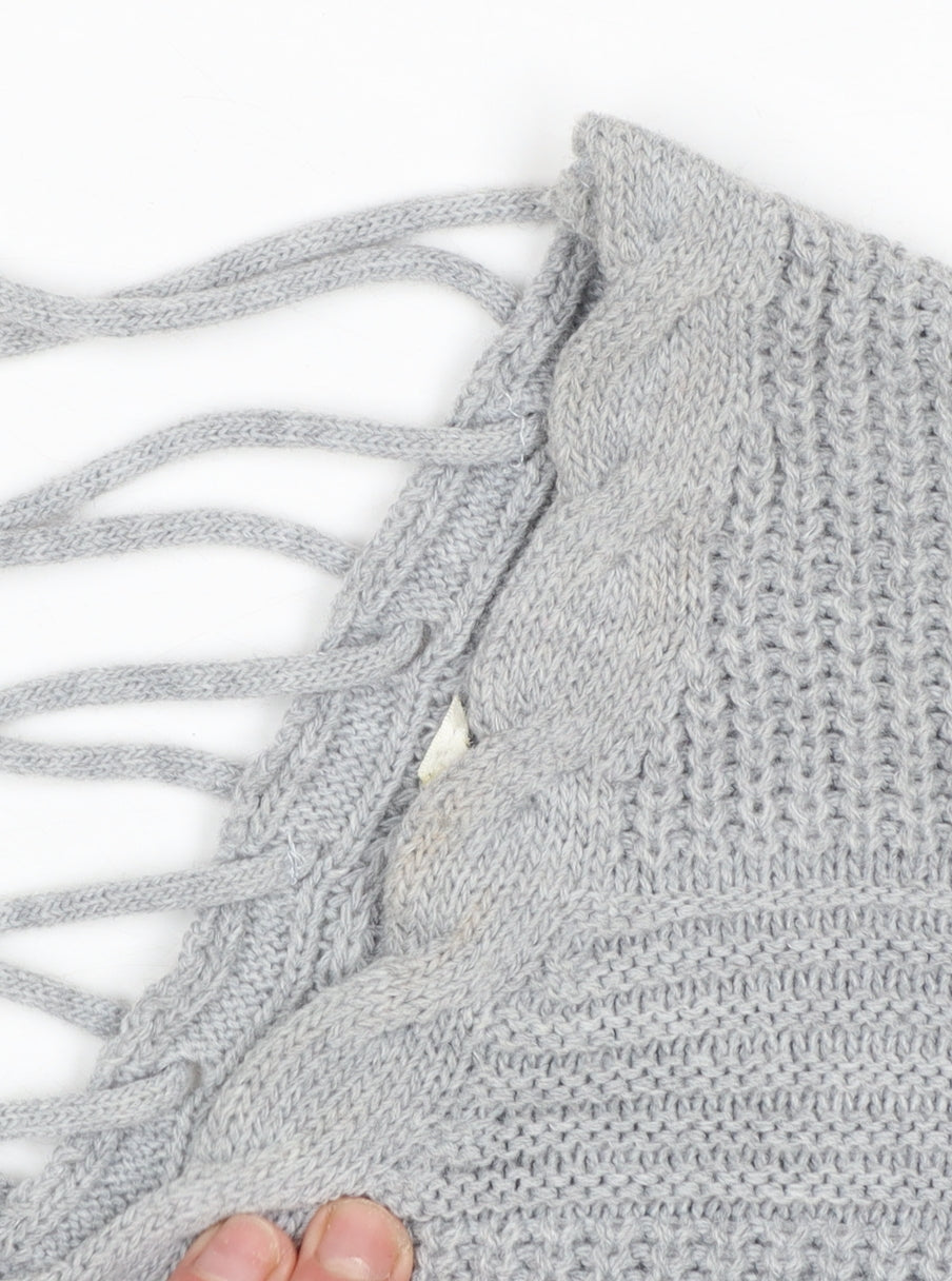 Womens UK Size 8 Miss Selfridge Grey Pullover Jumper