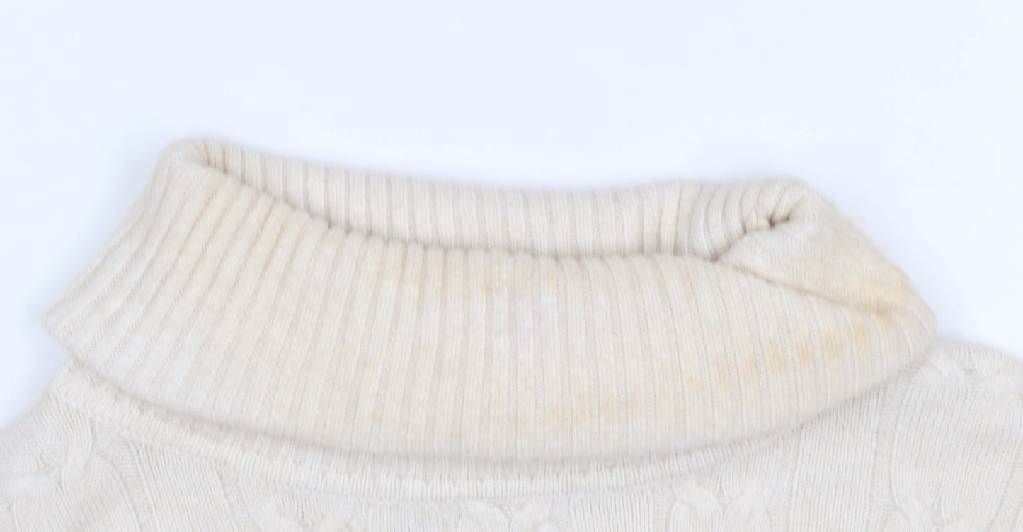Womens UK Size L/XL CC Fashion Beige Pullover Jumper