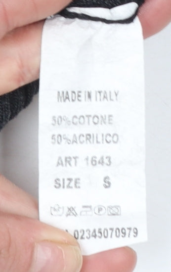 Womens UK Size S Repubblica Black Cardigan Jumper