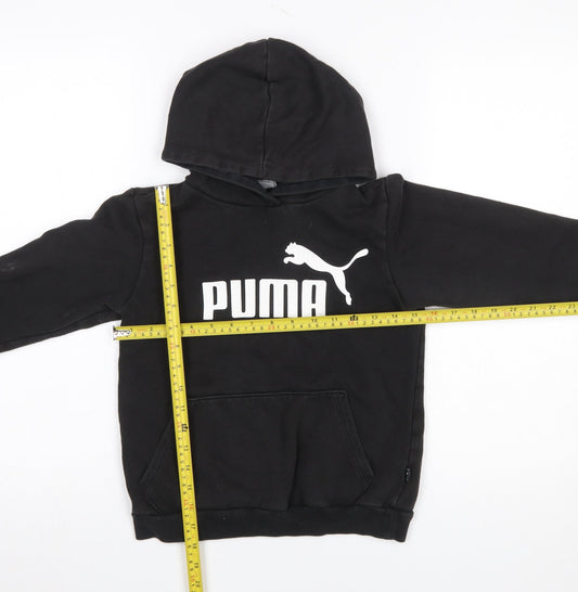 Boys UK Size 11-12 Years PUMA Black Pullover Hoodie