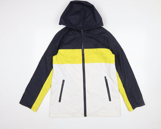 Womens UK Size 8 Topshop Multicoloured Windbreaker Coat