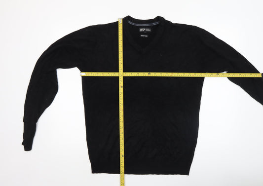 Mens UK Size L Sandstone & Co. Men Black Pullover Jumper