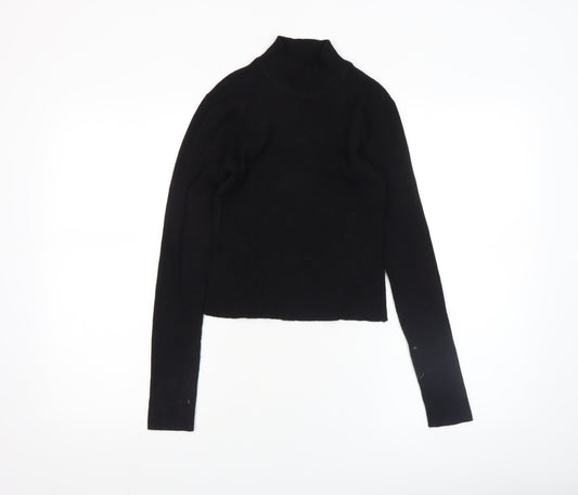 Womens UK Size 12 Pull & Bear Black Pullover Jumper