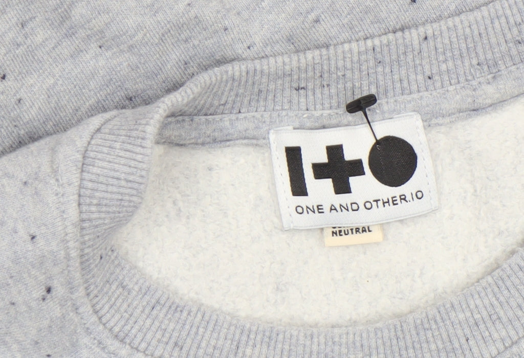 Womens UK Size XS One and Other.io Grey Pullover Sweatshirt
