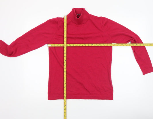 Womens UK Size 10 David Nieper Red Pullover Jumper