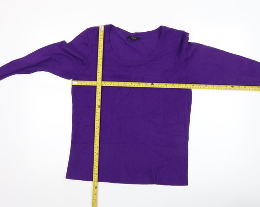 Womens UK Size L Linea Purple Pullover Jumper