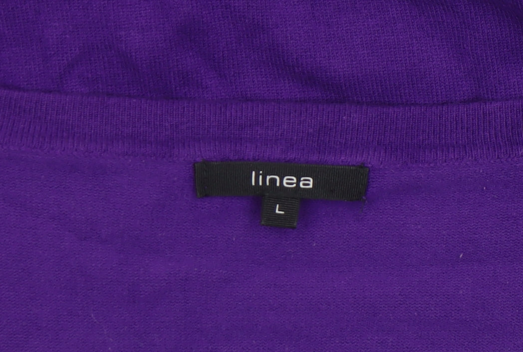 Womens UK Size L Linea Purple Pullover Jumper