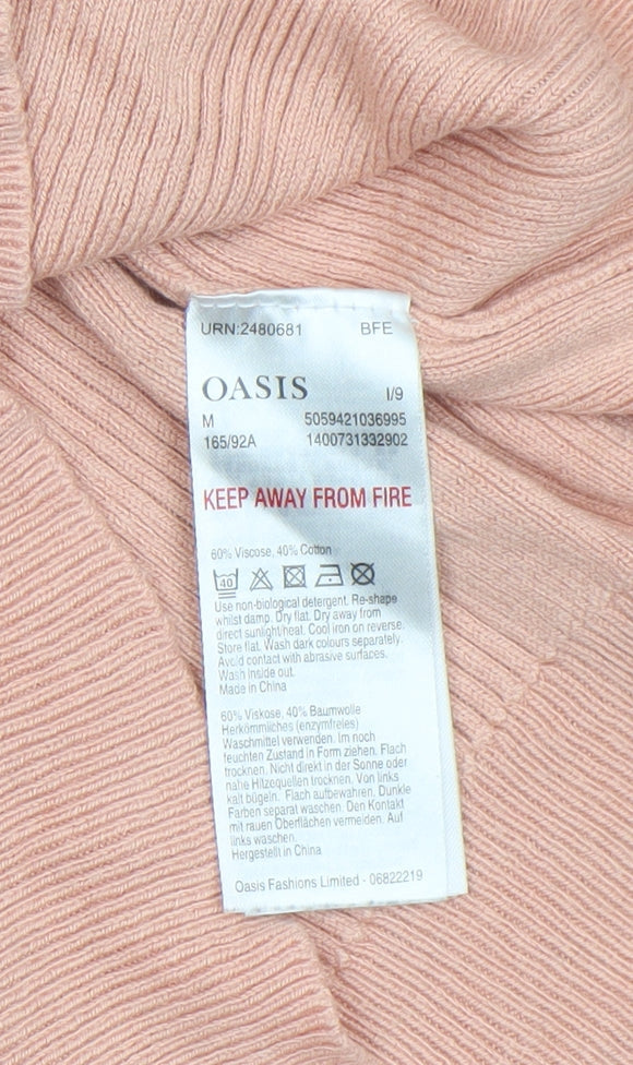 Womens UK Size 12 Oasis Pink Pullover Jumper