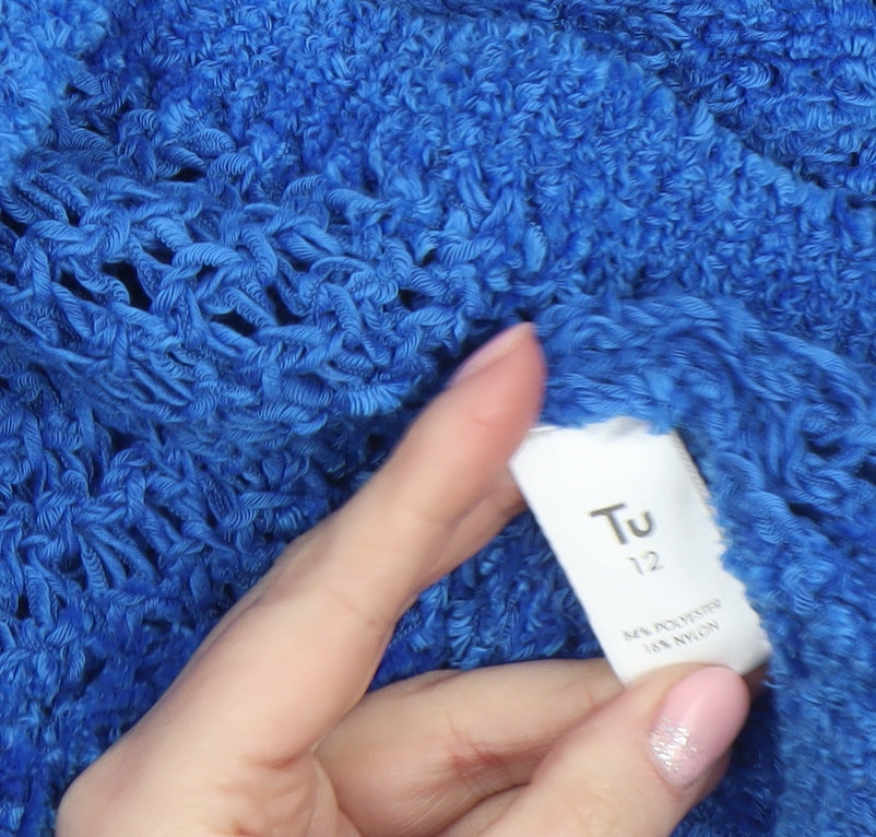 Womens UK Size 12 TU Blue Pullover Jumper