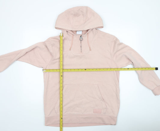 Womens UK Size 14 Lonsdale Pink Pullover Hoodie