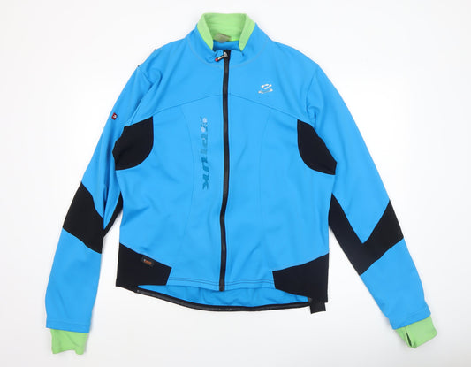 Mens UK Size 3XL Spiuk Blue Cycling Outdoor Gym & Training Jacket