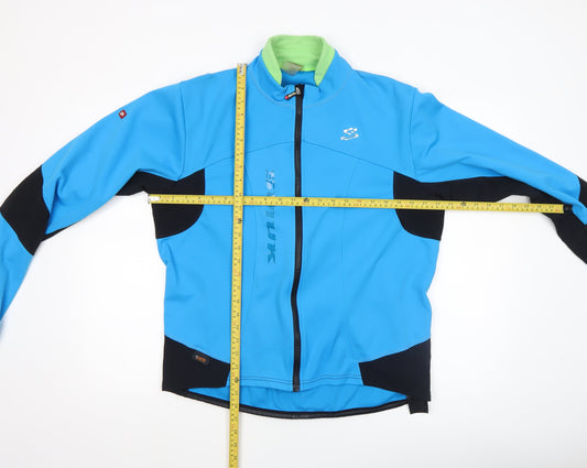 Mens UK Size 3XL Spiuk Blue Cycling Outdoor Gym & Training Jacket