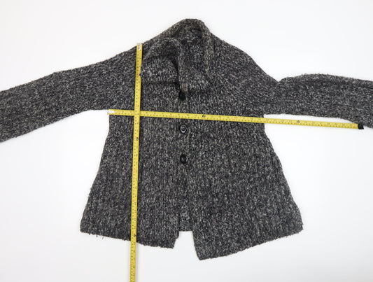 Womens UK Size 16 Marks and Spencer Black Cardigan Jumper