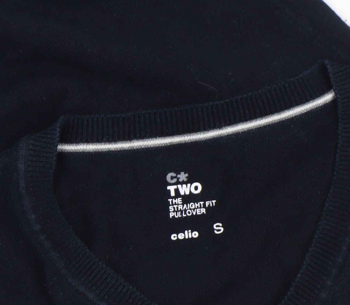 Mens UK Size S celio Black Pullover Jumper