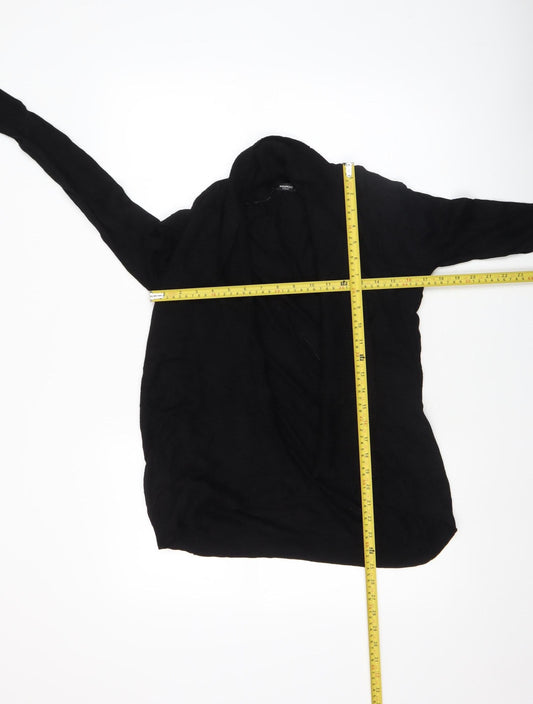 Womens UK Size 8 Mango Black Cardigan Jumper