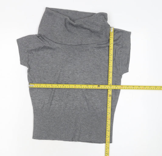 Womens UK Size 12 H&M Grey Pullover Jumper