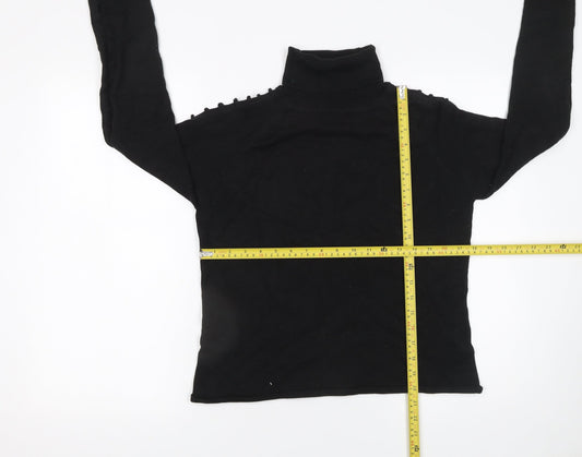 Womens UK Size 16 AMARANTO Black Pullover Jumper