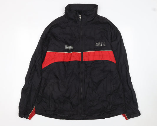 Mens UK Size L Prostar Black FootballRunning & JoggingGym & Training Jacket