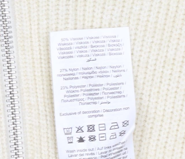 Womens UK Size 8 VILA Ivory Vest Jumper