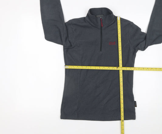 Womens UK Size 6 Jack Wolfskin Grey Basic Jacket