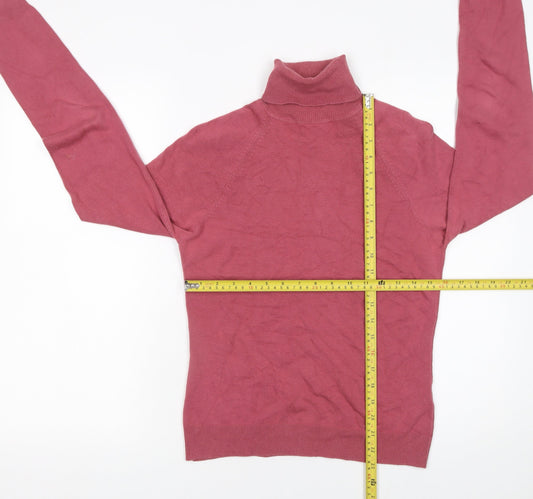 Womens UK Size 10 Topshop Pink Pullover Jumper