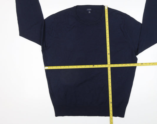 Mens UK Size XL J.CREW Blue Pullover Jumper