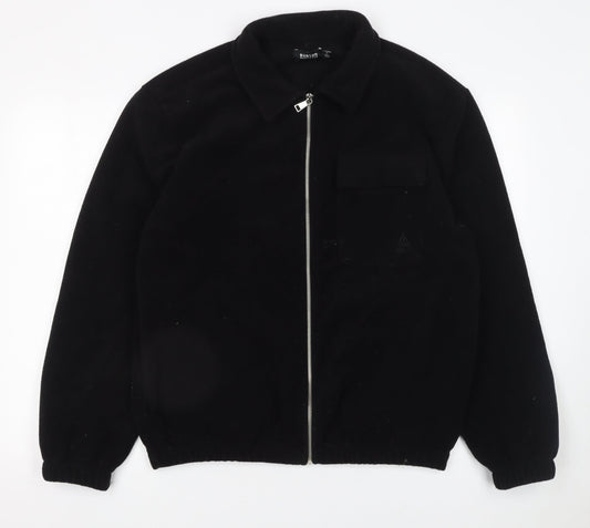 Mens UK Size M Burton Menswear London Black Basic Jacket