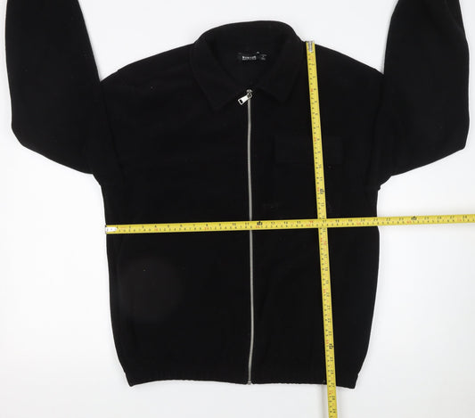 Mens UK Size M Burton Menswear London Black Basic Jacket