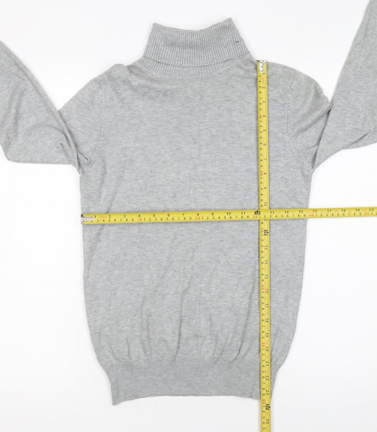 Womens UK Size 10 Papaya Grey Pullover Jumper