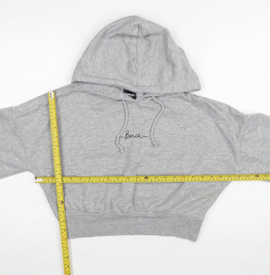 Womens UK Size M Bench Grey Pullover Hoodie