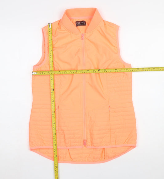 Womens UK Size 14 NEXT Orange Bodywarmer