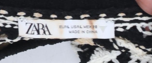 Womens UK Size L Zara Black Pullover Jumper