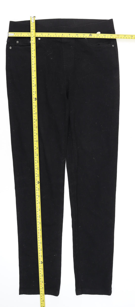 Womens UK Size 8 PINNS Slim Fit Skinny Black Jeans