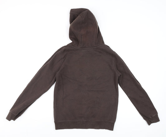 Boys UK Size 10-11 Years Genuine Merchandise Brown Pullover Hoodie