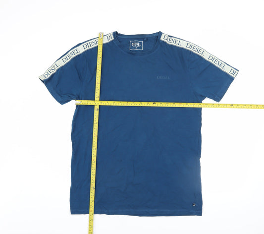 Mens UK Size M Diesel Blue T-Shirt